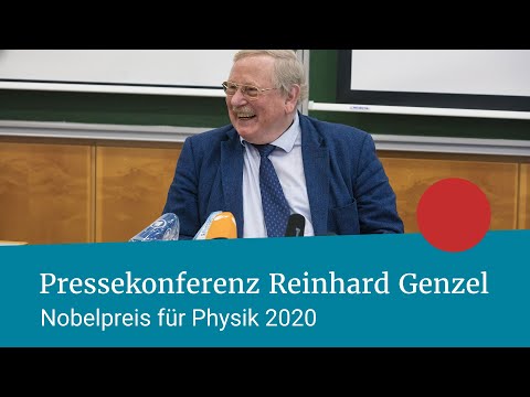 Reinhard Genzel | Physik-Nobelpreis 2020 | Webcam-Mitschnitt Pressekonferenz (gekürzt)
